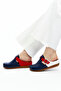 Anatomical Sole Navy Blue Red White Color Home Hospital Doctor Nurse Sabo Slippers