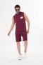Men's Gray Black Sleeveless Hooded Zippered Sweatshirt Sports Vest 2