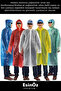 # Raincoat Disposable Practical Rain Coat with Hood Snap Fastener Emergency Raincoat for Camping, Concerts and Festivals - 2