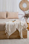 100% Cotton 2 Layer Muslin Elastic Sheet Set Natural Woven /Single - Double - King Size - 2