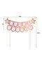 Toothpick Cake Topper Happy Birthday Foil Pink - 2
