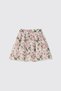 Liberty Fabric Baby Girl Pink Skirt with Rose Pattern and Bow at the Waist
