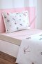 Princess Rib Single Elastic Sheet Duvet Cover Set - 3