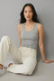 Gaia Gray 100% Cotton Basic Undershirt - 3
