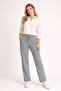 Unisex Jogger Sweatpants with Flat Legs and Rope Detail, Elastic Waistband - 4