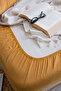 100% Cotton 2 Layer Muslin Elastic Sheet Set Natural Woven /Single - Double - King Size - 5