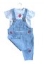 Laura Baby Baby Girl Strawberry Patterned Jumpsuit - 4