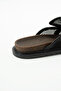 Skye Black Mesh Detailed Buckle Women's Slippers Comfortable Sole Daily Sandals - 6