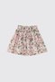 Liberty Fabric Baby Girl Pink Skirt with Rose Pattern and Bow at the Waist - 2