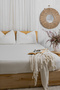 100% Cotton 2 Layer Muslin Elastic Sheet Set Natural Woven /Single - Double - King Size