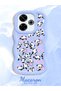 Xiaomi Redmi 13X Compatible Shockproof Simple Blue Silicone Phone Case Panda Pattern - 2