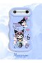 Tecno Spark Slim Compatible Shockproof Simple Blue Silicone Phone Case Kuromi Pattern - 2