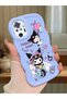 Xiaomi Redmi Note 10 Pro Compatible Shockproof Simple Blue Silicone Phone Case Kuromi Pattern
