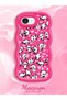 iPhone 16E Compatible Shockproof Simple Red Silicone Phone Case Panda Pattern - 2