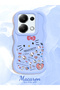 Redmi Note 13 Pro 4g Compatible Shockproof Simple Blue Silicone Phone Case Hello Kitty Pattern - 2