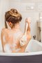 Natural Horsehair Bath Back Scrub with Long Detachable Handle Soft Brush Natural Scrub with Wooden Handle - 4