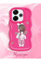 For Redmi 13 4g Compatible Shockproof Simple Red Silicone Phone Case Girl Pattern - 2