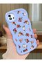 Realme C20 Compatible Shockproof Simple Blue Silicone Phone Case Cover Flower Pattern
