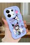 Poco X6 5g Compatible Shockproof Simple Blue Silicone Phone Case Kuromi Pattern