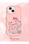 حافظة هاتف من السيليكون الوردي البسيط المقاوم للصدمات متوافقة مع هاتف iPhone 13 بنمط Hello Kitty - 2