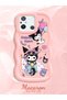 Redmi 11A Compatible Shockproof Simple Pink Silicone Phone Case Kuromi Pattern - 2