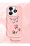 Tecno Spark 10 Pro Compatible Shockproof Simple Pink Silicone Phone Case Butterfly Pattern - 2