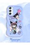 Samsung Galaxy A34 5g Compatible Shockproof Simple Blue Silicone Phone Case Kuromi Pattern - 2
