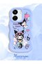Poco C65 Compatible Shockproof Simple Blue Silicone Phone Case Kuromi Pattern - 2