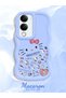 Vivo Y04S Compatible Shockproof Simple Blue Silicone Phone Case Hello Kitty Pattern - 2