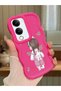 Y29T 5g Compatible Shockproof Simple Red Silicone Phone Case Girl Pattern