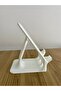 Phone Stand - Desk Phone Holder - Tablet Stand - Honeycomb Design - White - 6