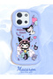 Poco C85 4g Compatible Shockproof Simple Blue Silicone Phone Case Kuromi Pattern - 2