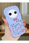 Redmi A3 Pro Compatible Shockproof Simple Blue Silicone Phone Case Hello Kitty Pattern