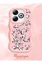 Infinix Smart 8 Compatible Shockproof Simple Pink Silicone Phone Case Panda Pattern - 2