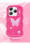 Infinix Hot 40 Compatible Shockproof Simple Red Silicone Phone Case Butterfly Pattern - 2