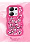 Redmi Note 13 Pro 4g Compatible Shockproof Simple Red Silicone Phone Case Panda Pattern - 2