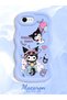 iPhone Se 2020 Compatible Shockproof Simple Blue Silicone Phone Case Kuromi Pattern - 2