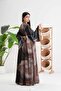 Abstract Print Abaya - 7