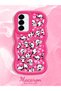 Samsung Galaxy A56 Compatible Shockproof Simple Red Silicone Phone Case Panda Pattern - 2