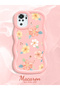 Redmi Note 10S Compatible Shockproof Simple Pink Silicone Phone Case Flower Pattern - 2