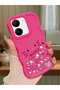 Vivo Y36 4g Compatible Shockproof Simple Red Silicone Phone Case Hello Kitty Pattern