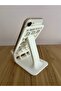 Phone Stand - Desk Phone Holder - Tablet Stand - Honeycomb Design - White - 3