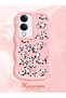 Vivo Y19S Compatible Shockproof Simple Pink Silicone Phone Case Panda Pattern - 2