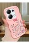 Redmi Note 13 Pro 4g Compatible Shockproof Simple Pink Silicone Phone Case Hello Kitty Pattern