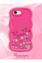 حافظة هاتف من السيليكون الأحمر البسيط المقاوم للصدمات متوافقة مع هاتف iPhone 8 بنمط Hello Kitty - 2