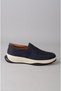 Kmc 6Y3305 Genuine Leather Men's Shoes Dark Blue Nubuck