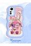 Simple Blue Silicone Phone Case Compatible with Redmi Note 12S Shockproof Cute Pattern