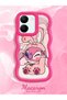 Simple Red Silicone Phone Case Compatible with Vivo Y27 Shockproof Cute Pattern