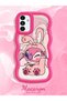 Simple Red Silicone Phone Case Compatible with Samsung Galaxy A13 Cute Pattern Shockproof