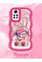 Shockproof Simple Red Silicone Phone Case Cute Pattern Compatible with Redmi Note 12 Pro 4g